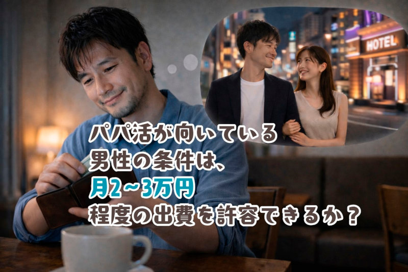 パパ活を始めるか見送るかの判断基準