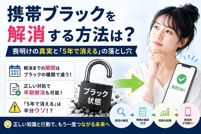 携帯ブラックを解消する方法