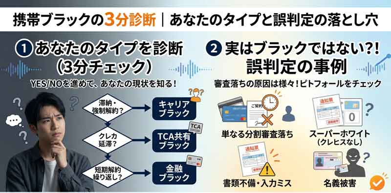 携帯ブラック診断